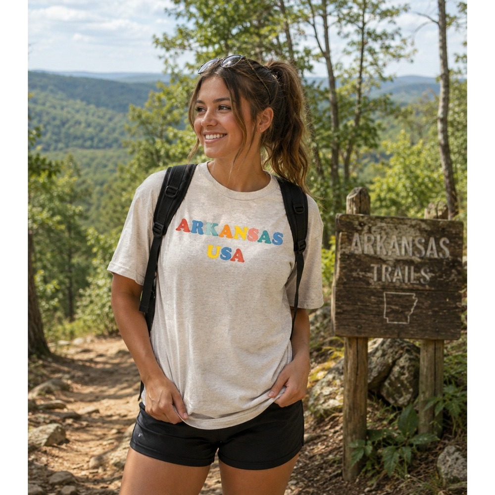 Home Free Arkansas USA Graphic Tee